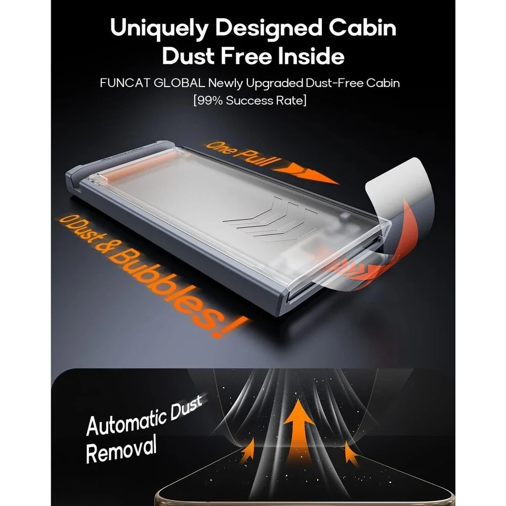 3 Pack for iPhone 15 Pro Max Tempered Glass Screen Protector
